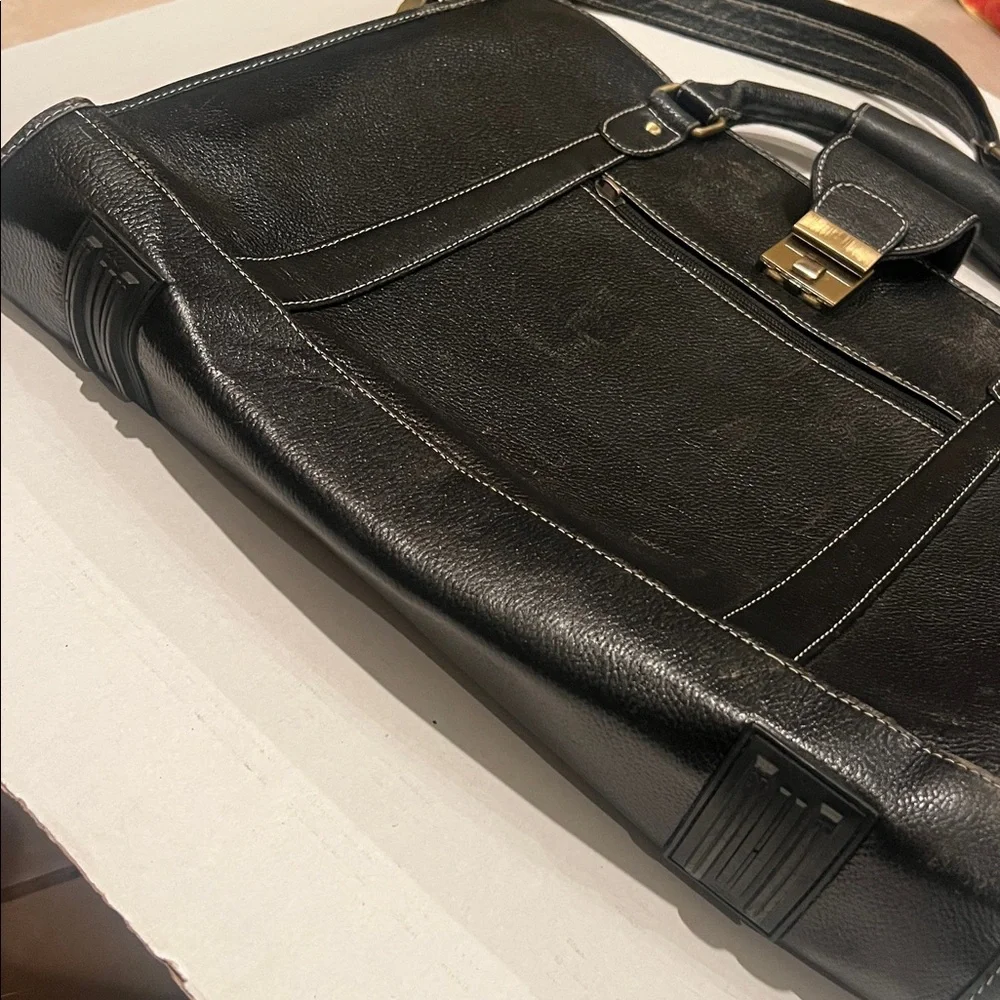 Vintage Amiet Leather Briefcase